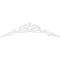 Ekena Millwork Pitch Baile Architectural Grade PVC Gable Pediment, 36"W x 9"H x 1"P (6/12) GPP036X009X100BAI - alternate 2
